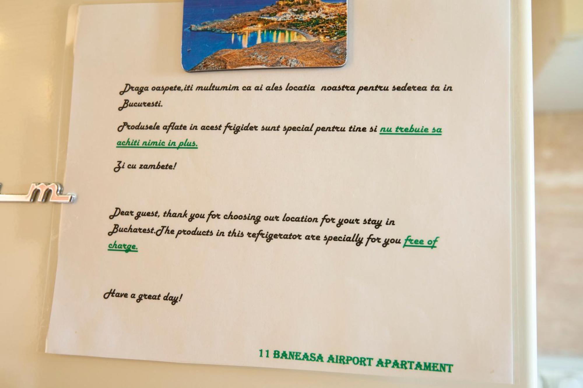 11 Baneasa Airport Apartament Bucharest Exterior photo